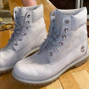 Lavender Timberland boots